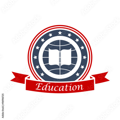 Education icon for university, college, academy