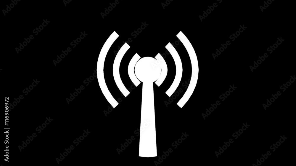 Wifi wireless internet network net web connection icon logo wi-fi wi fi 4k
