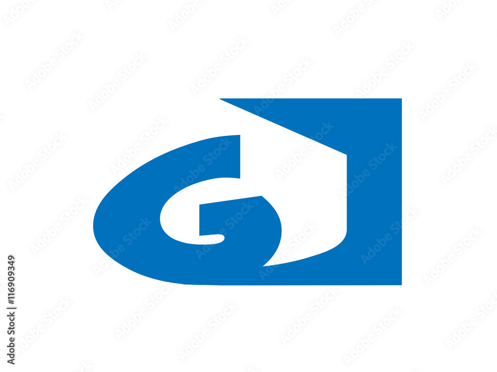 GJ Initial Logo for your startup venture GJ Initial Logo for your startup venture