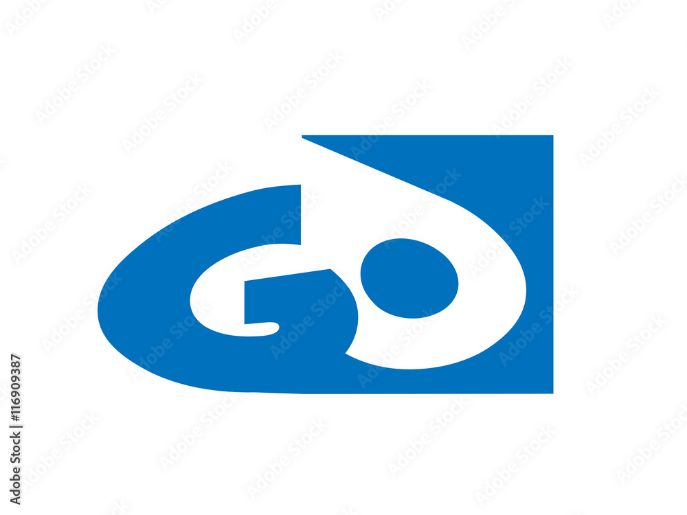 GO Initial Logo for your startup venture GO Initial Logo for your startup venture