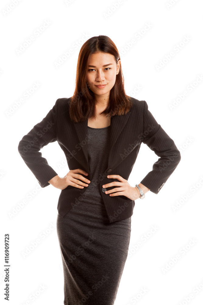 Beautiful young Asian business woman. Beautiful young Asian business woman.