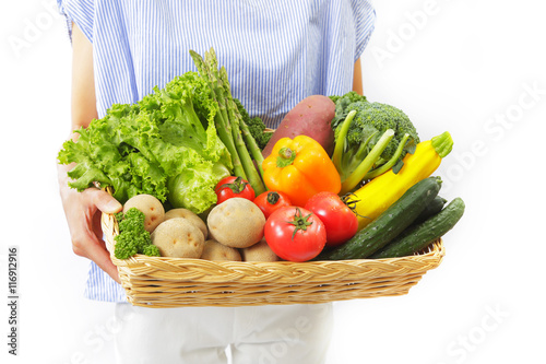 採れたての野菜　Vegetable image