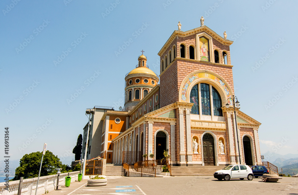 Black Madonna Church in Tindari, Sicily