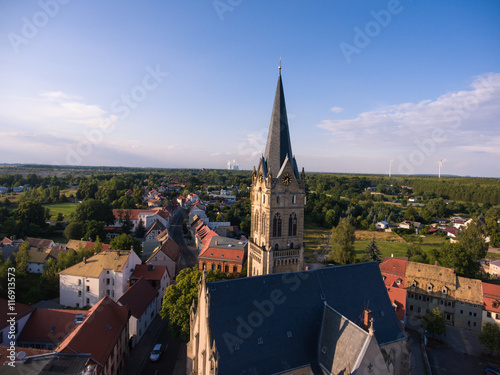 Old church Lucka medieval town Germany Thuringia © artefacti