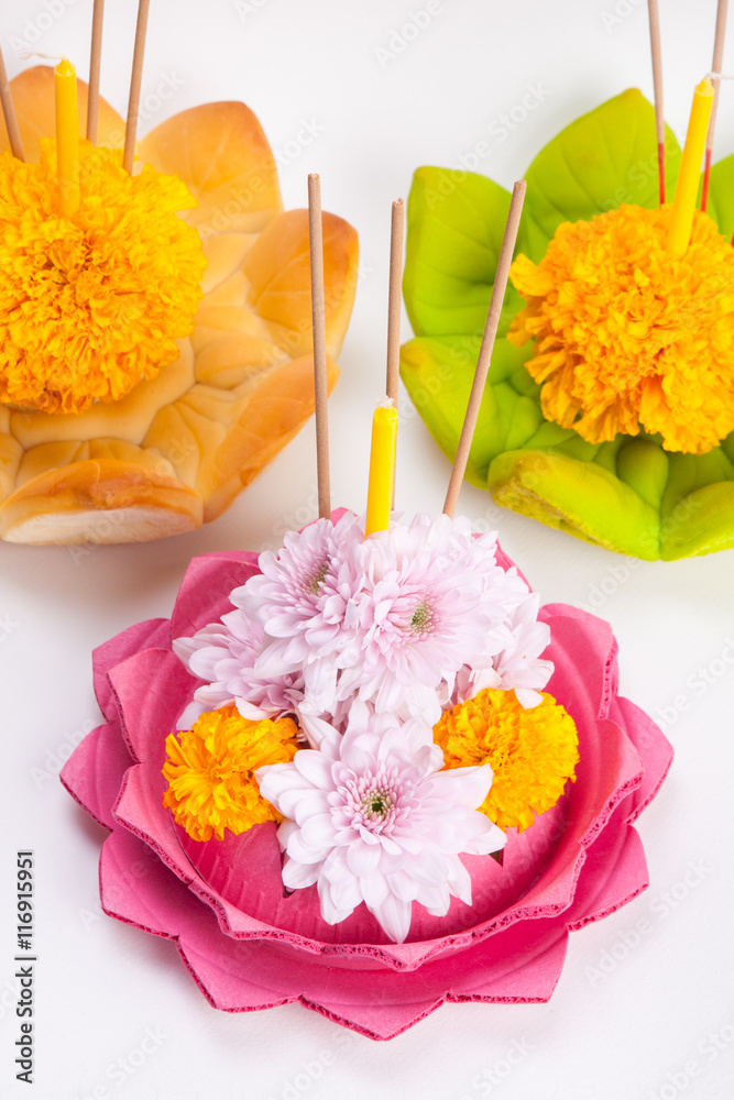 Krathong Made from natural materials.