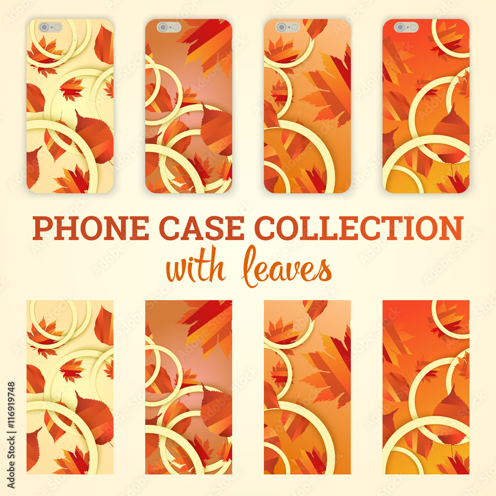 phone case with autumn leaves phone case with autumn leaves