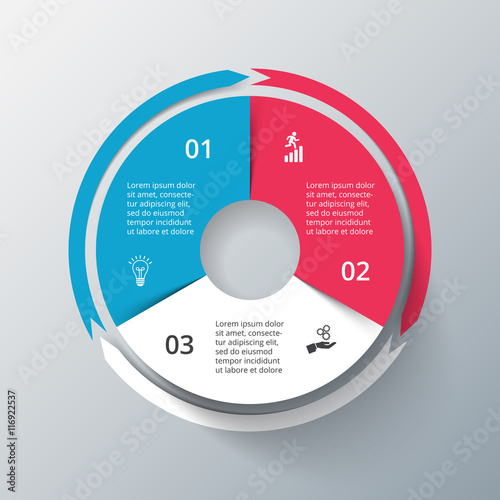 Vector infographic design template.