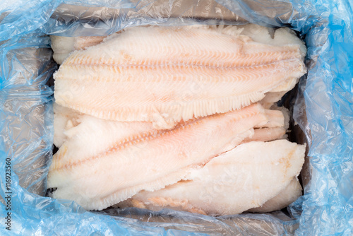 Wall Mural frozen fish