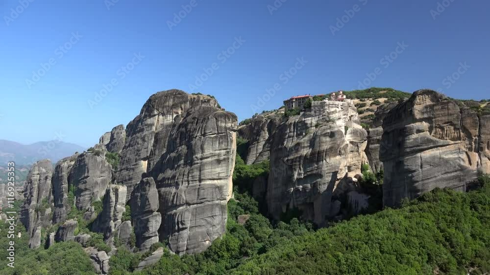 Panorama of the Meteora valley. Greece Panorama of the Meteora valley. Greece
