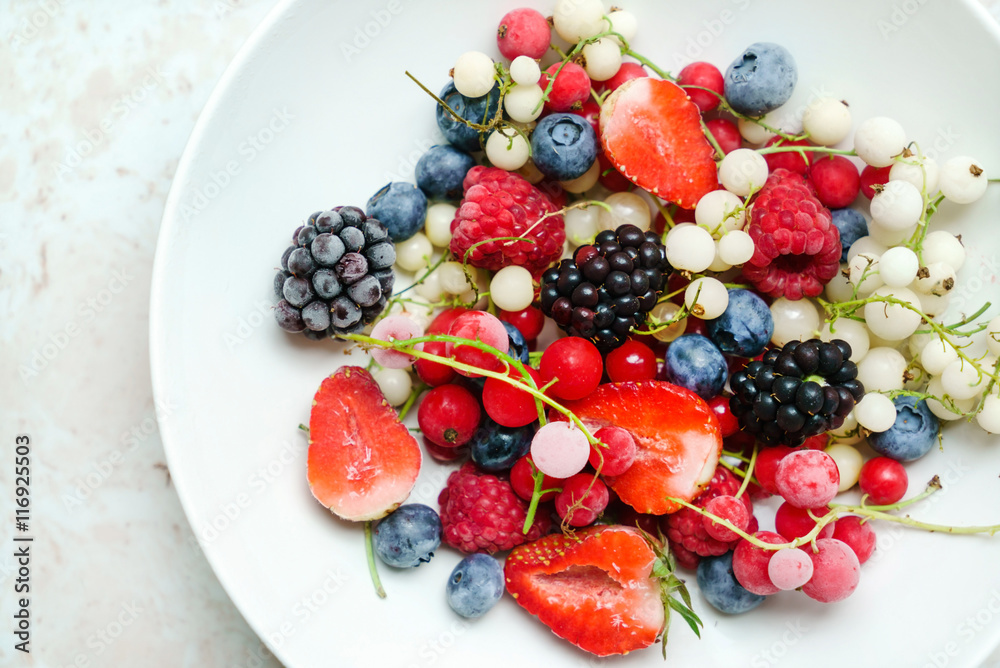 frozen berries frozen berries