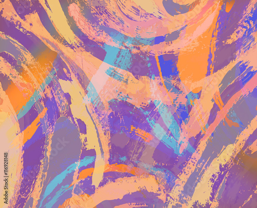 digital painting abstract background