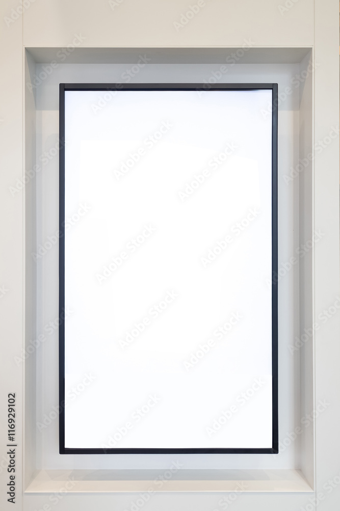 Blank Billboard in the airport Blank Billboard in the airport