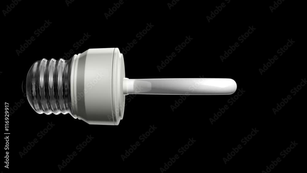 Loopable Compact Fluorescent Lightbulb element with matte. There's two version, one that is ON and one that is switched OFF. You can easily composite the lightbulb over your own videos with the included Matte. Loopable Compact Fluorescent Lightbulb element with matte. There's two version, one that is ON and one that is switched OFF. You can easily composite the lightbulb over your own videos with the included Matte.