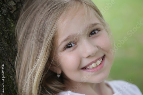 small smiling girl