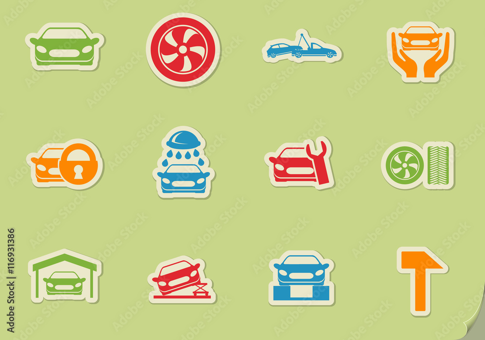 Auto Service Icons Auto Service Icons