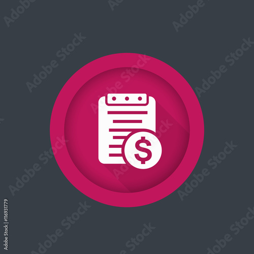 Payroll, paying bill icon