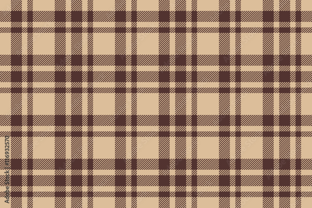 Beige brown check plaid seamless Beige brown check plaid seamless
