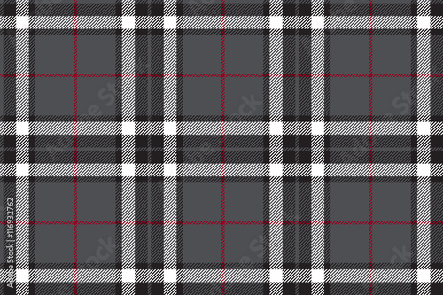 Gray tartan fabric textire seamless pattern photo