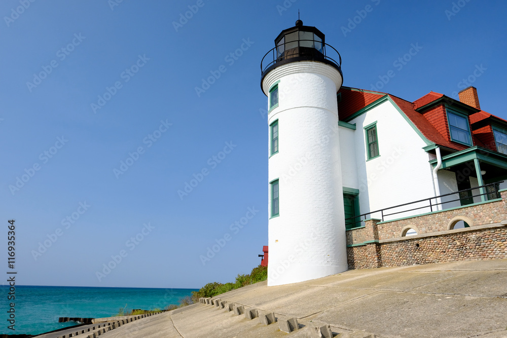 Point Betsie Lighthouse, built in 1858