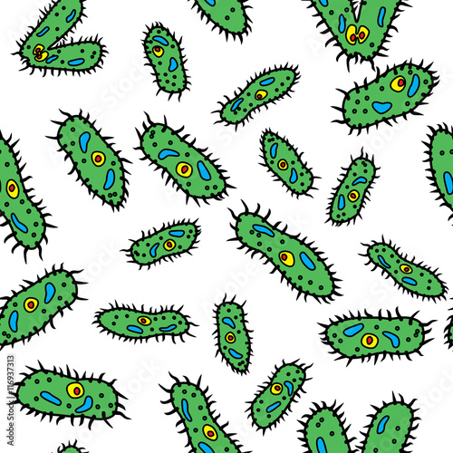 Seamless texture from ciliates
