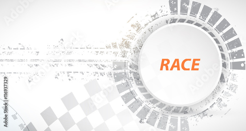 Racing square background, vector illustration abstraction in race car track