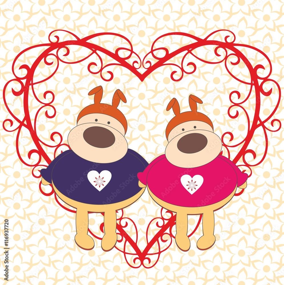 Naklejka premium декоративный фон