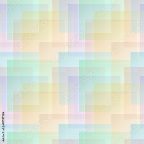 Color abstract seamless vector pattern