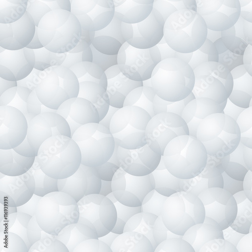 Abstract bubbles vector seamless pattern