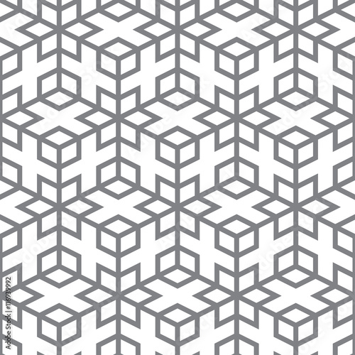 Vector pattern - geometric design from gray lines