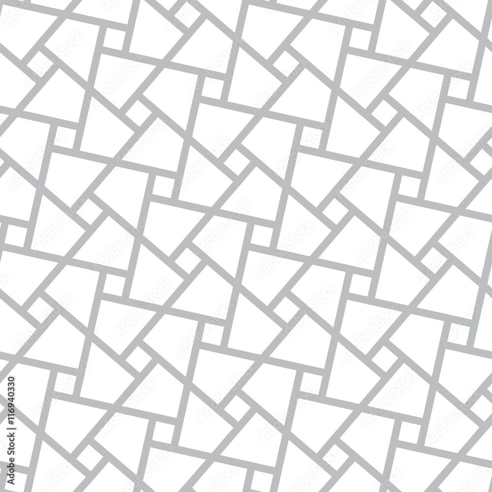 Vector seamless pattern - poligonal geometric modern simple back