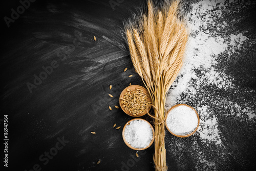 Fényképezés Wheat and flour
