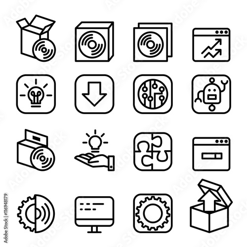 Setup , setting, configuration, maintenance & Installation icon