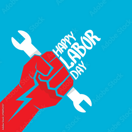 Usa labor day vector background.