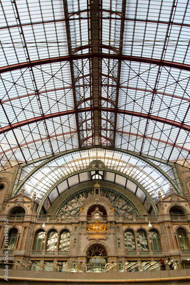 Central Railwaz Station in Antwerp