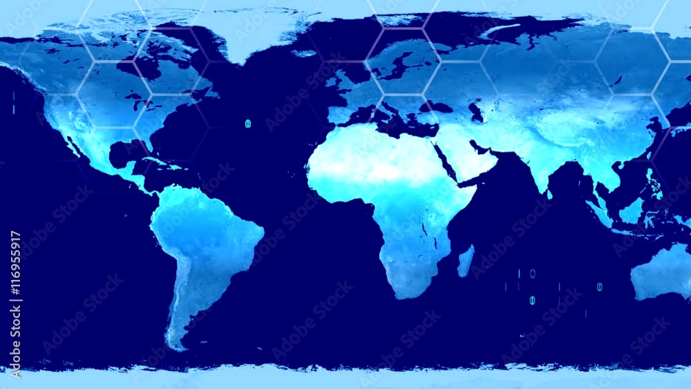 World map high tech digital satellite data view war room 4K
World map high tech digital satellite data view war room 4K