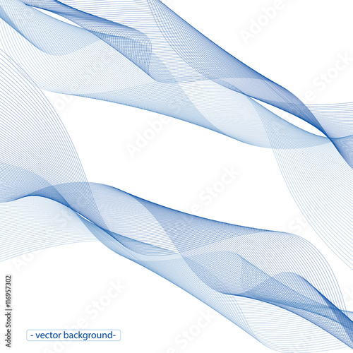 Sfondo astratto di onde blu