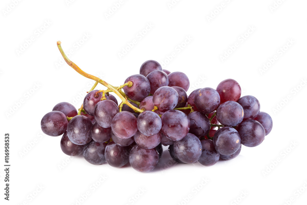 grapes isolated on over white background grapes isolated on over white background