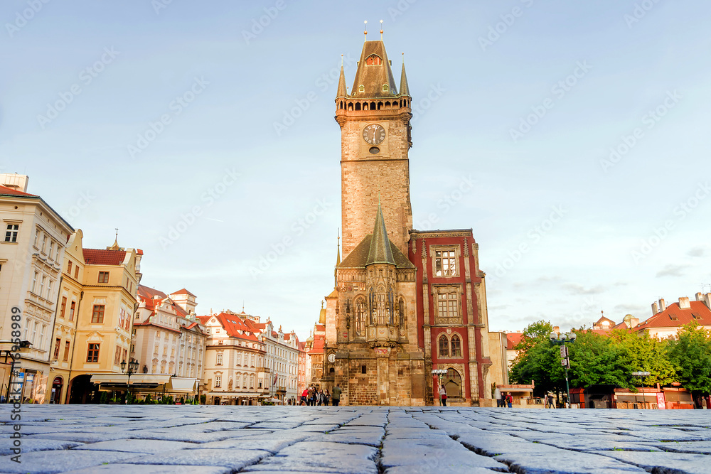 Town Square in Prague in the morning