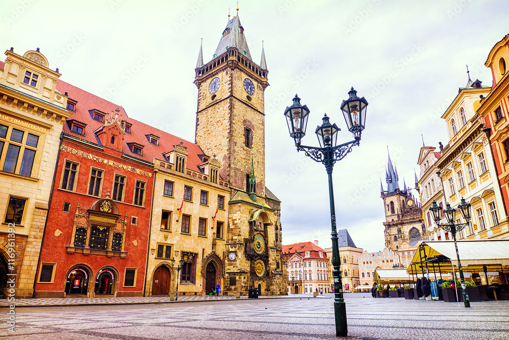 Town Square in Prague, Czech Republic