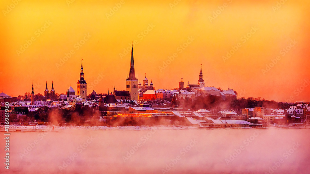view of Tallinn view of the Baltic Sea