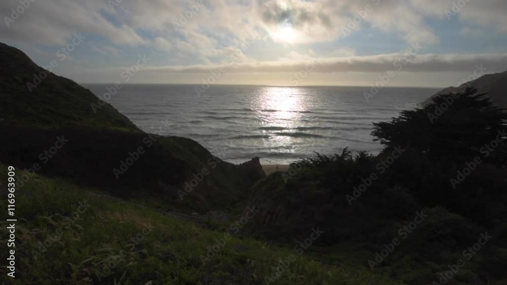 Gray Whale Cove State Beach California Landscape Gray Whale Cove State Beach California Landscape