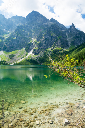 Fototapeta Naklejka Na Ścianę i Meble -  Morskie Oko Lake in High Tatra mountains, Poland