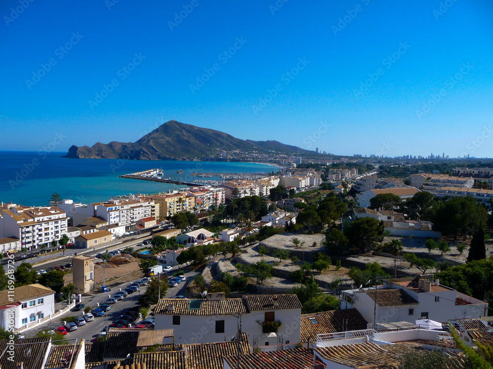 Obraz premium Panorama über Altea