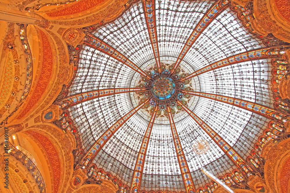 The Dome of Galeries Lafayette Paris
