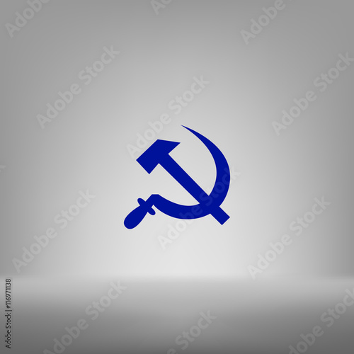 Hammer and sickle vector illustration