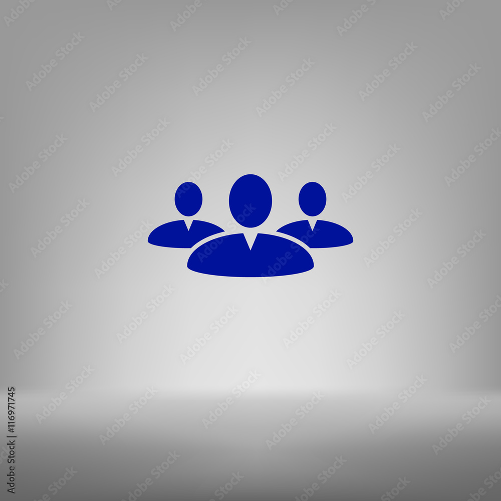 Add new user account flat icon for apps Add new user account flat icon for apps