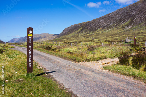 Wegweiser am West Highland Way