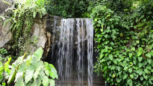 Small waterfalls in the park