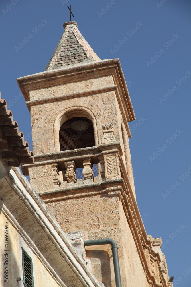 Obraz premium Belfry,Ciudadela, Minorca, Balearic islands, Spain