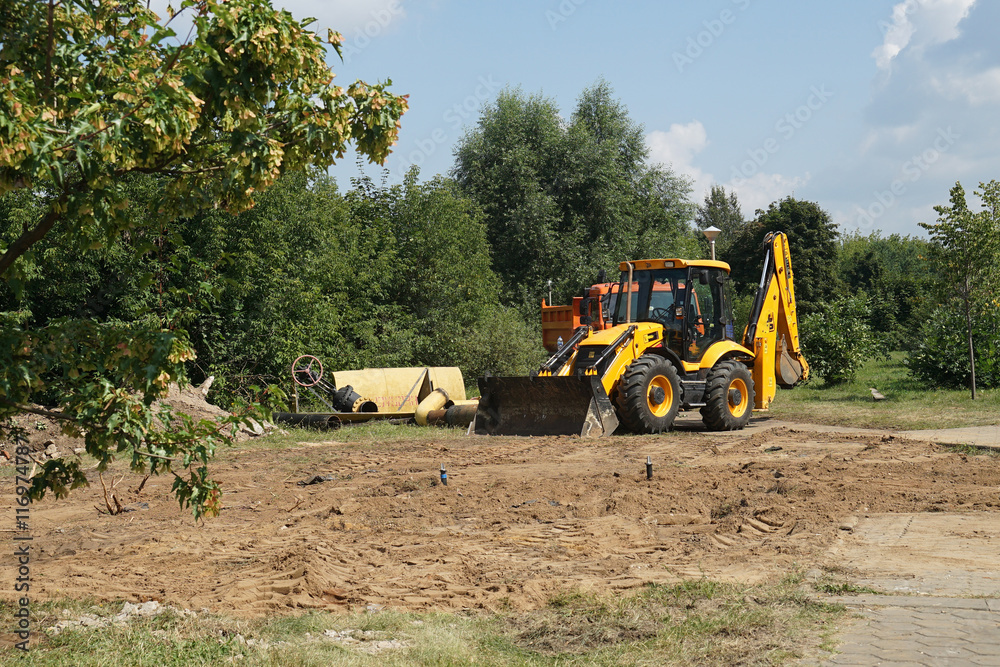 Obraz premium excavator